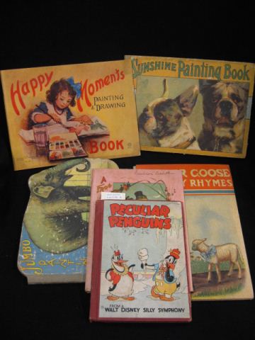 6 Old Children's Books mostly