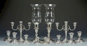 6 PAIR STERLING WTD. CANDLESTI