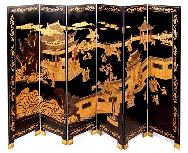 6 PANEL CHINESE CORMANDREL