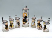 6 PC. 19TH C. MUSTERSCHUTZ GLA