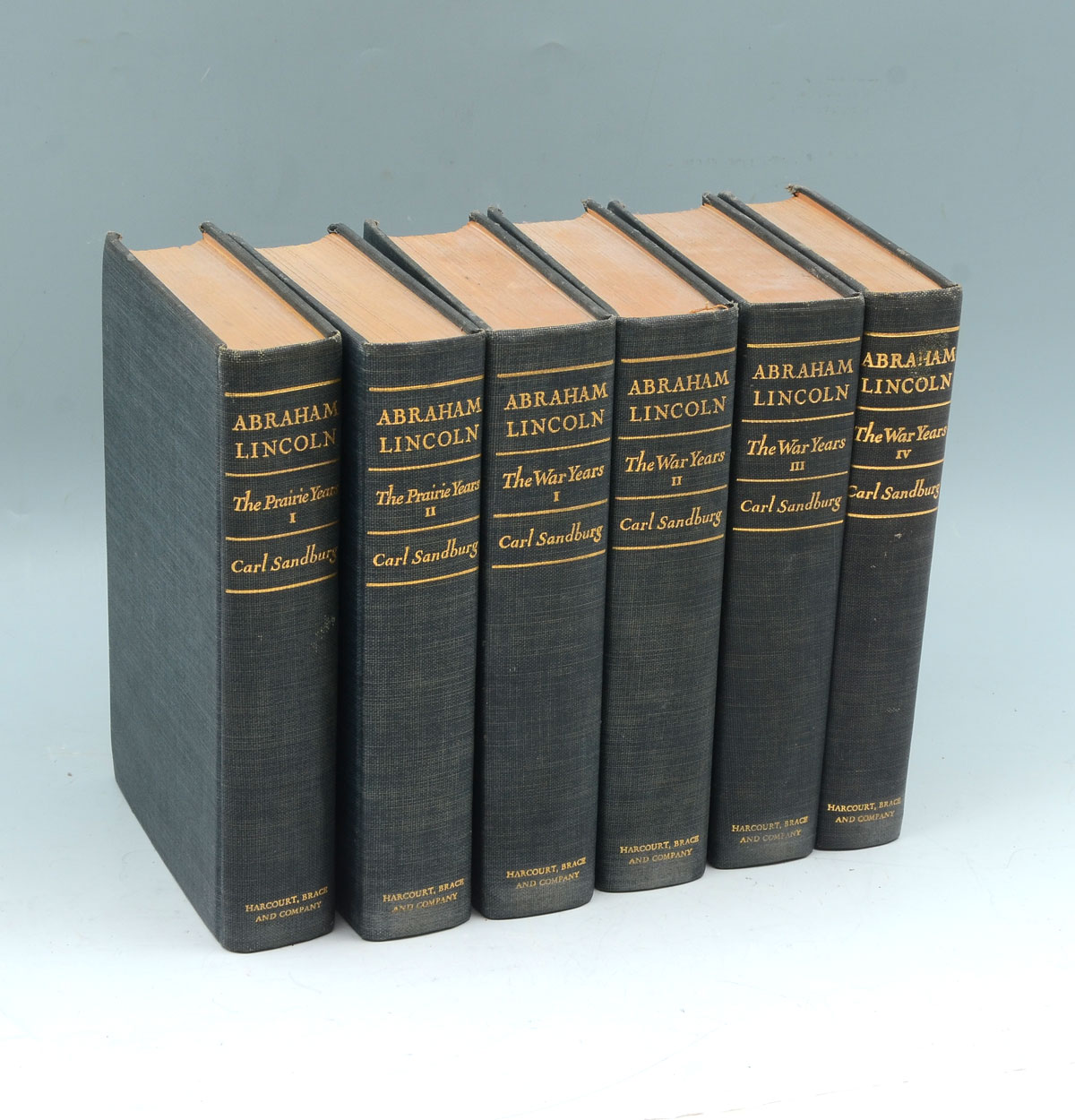 6 PC. ABRAHAM LINCOLN BOOKS: