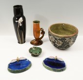6 PC. ANTIQUE & MID-CENTURY PO