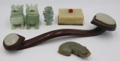 6 PC. ASIAN JADE AND JADEITE G