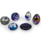 (6 PC) COLLECTION OF ART GLASS