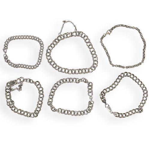 (6 PC) COLLECTION OF STERLING