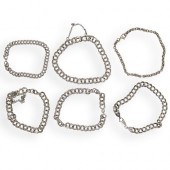 (6 PC) COLLECTION OF STERLING