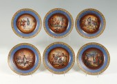 6 PC. CZECH CARLSBAD PORCELAIN