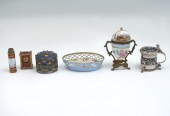 6 PC. ENAMELED METAL COLLECTIO