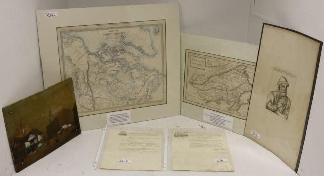 6 PC EPHEMERA LOT TO INCLUDE A 1742