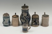 6 PC. FIGURAL & DECORATED GERM