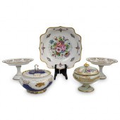 (6 PC) FINE PORCELAIN DISH GRO