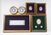 (6 PC) FRAMED JASPERWARE TILE