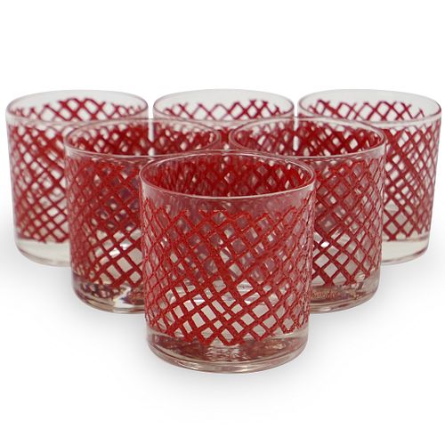 (6 PC) GEORGE BRIARD GLASS