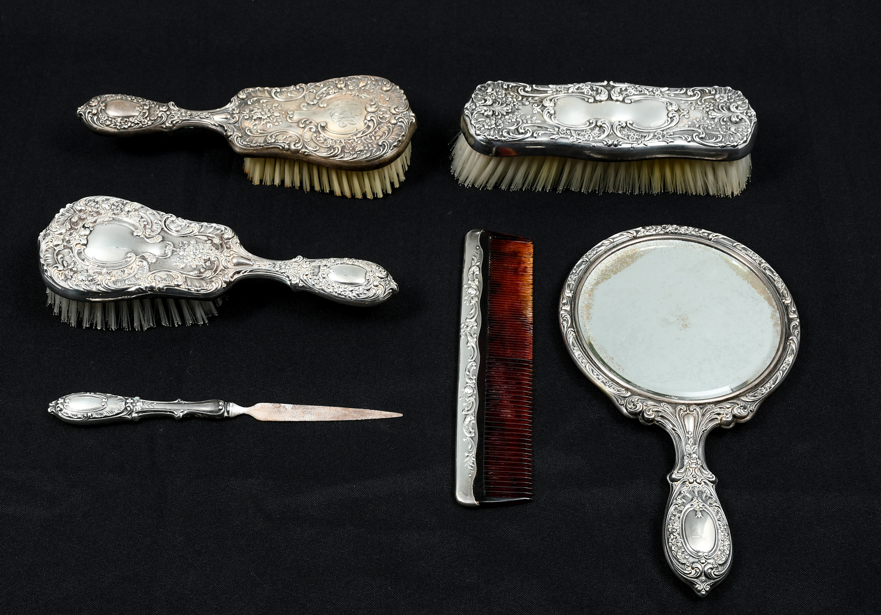 6 PC. GORHAM STERLING DRESSER