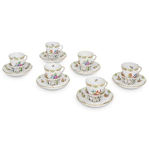(6 PC) HEREND "QUEEN VICTORIA"