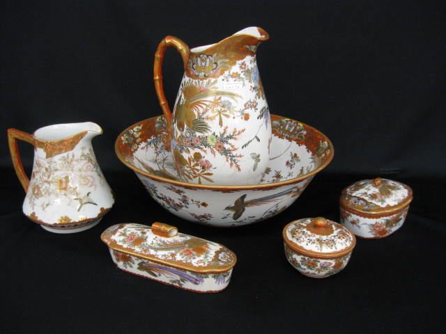 6 pc. Japanese Kutani or ''Red