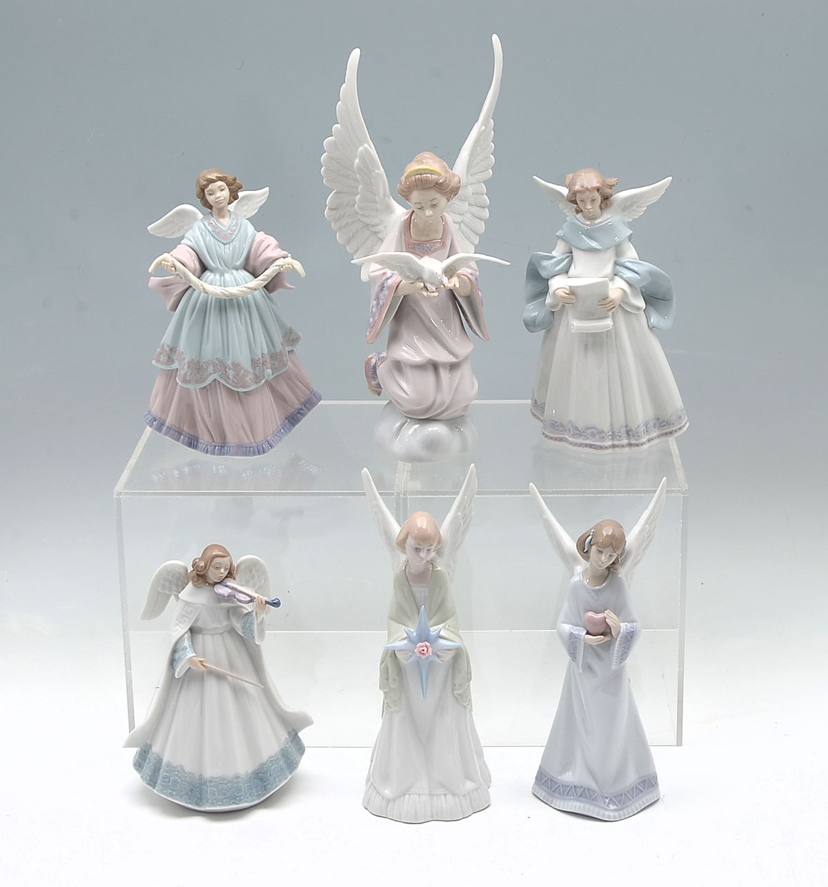 6 PC - LLADRO ANGELS: 1) Angel