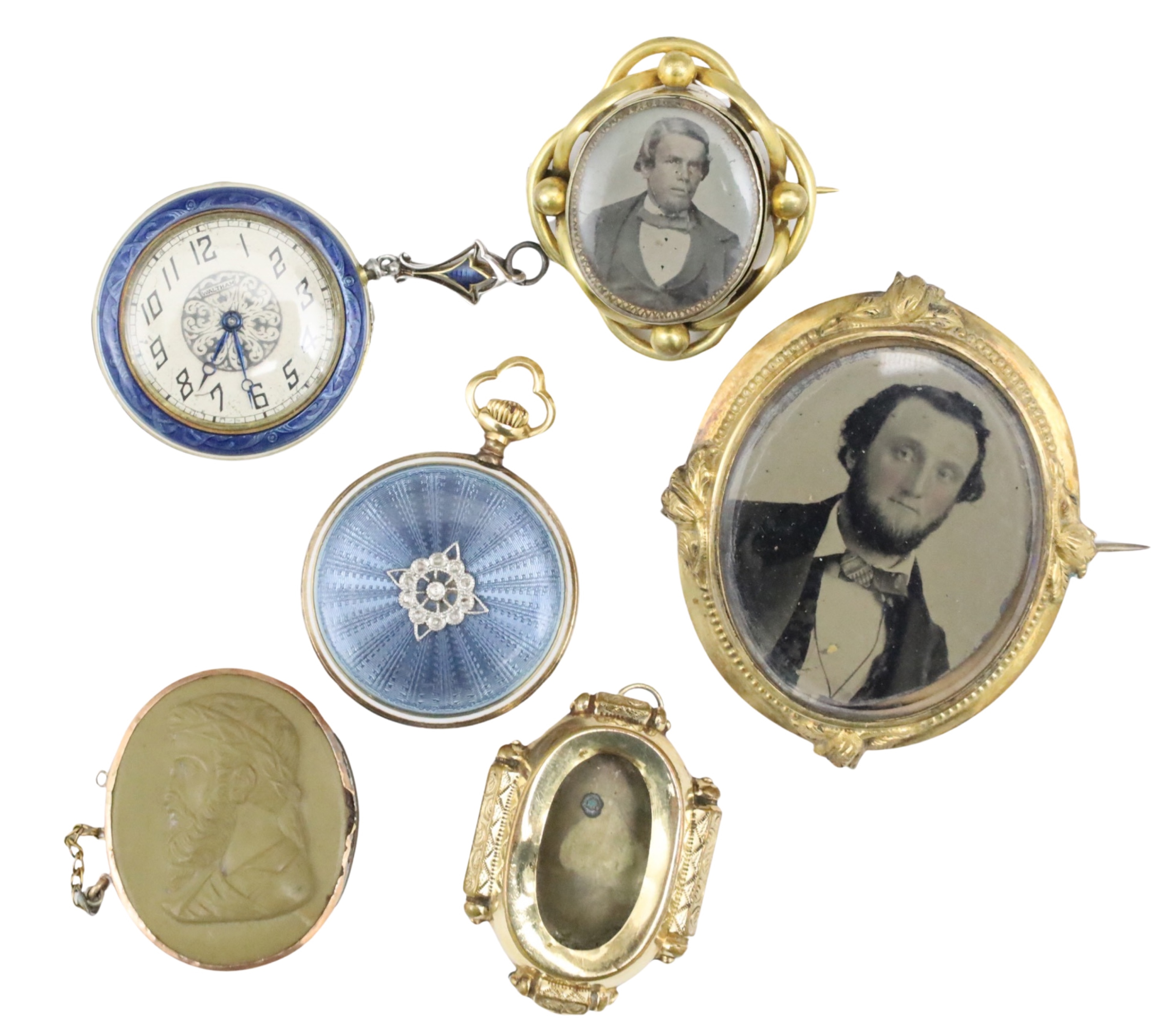 6 PC LOT OF ANTIQUE ESTATE