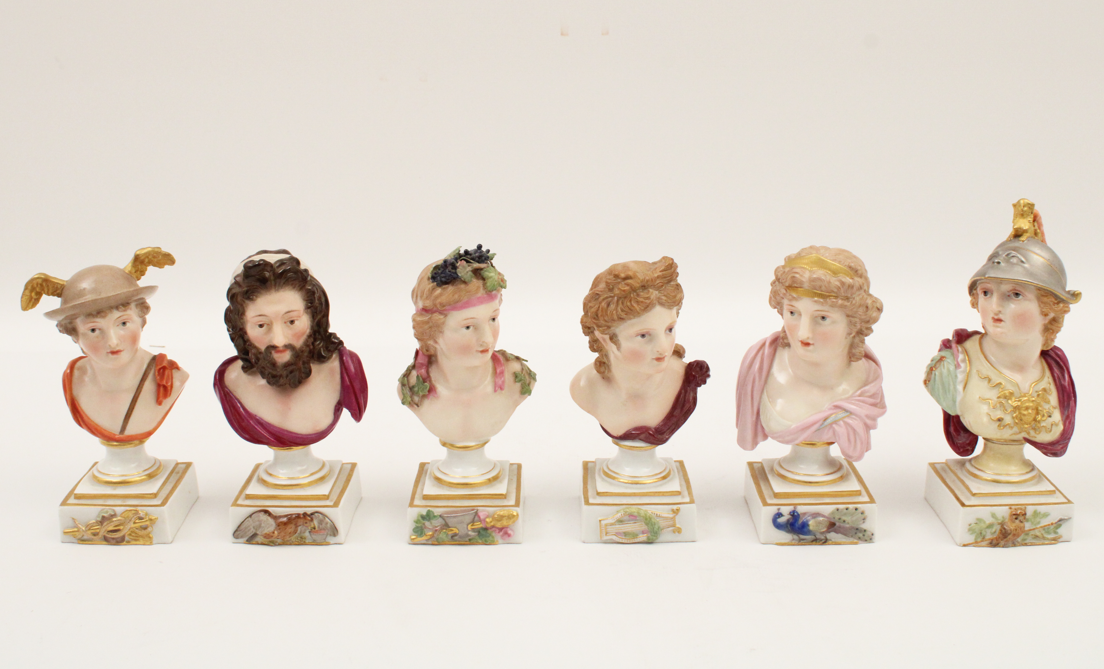 6 PC. LOT OF MEISSEN PORCELAIN,