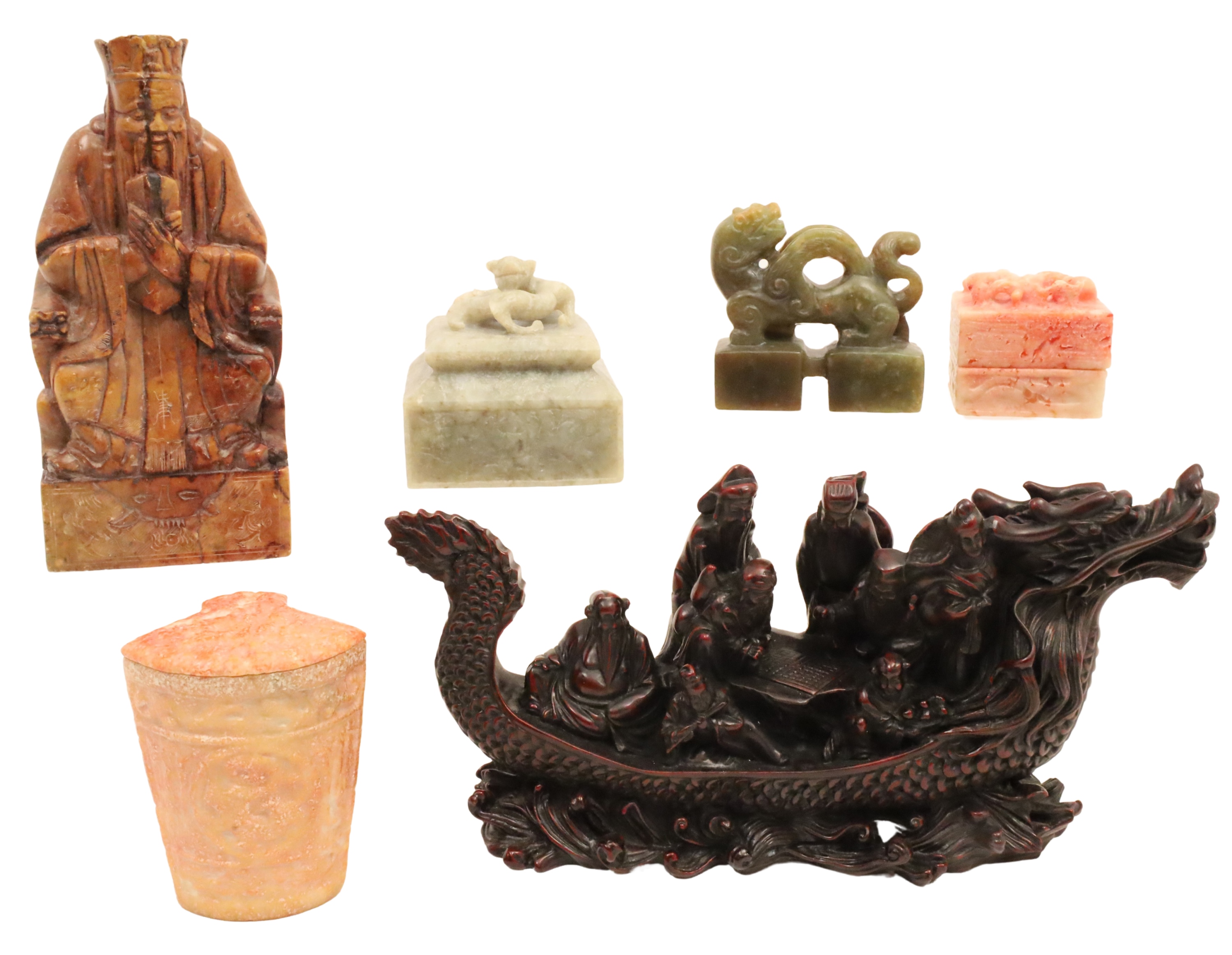 6 PC LOT OF ORIENTALIA A six