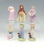 6 PC LOT ROYAL DOULTON FIGURIN