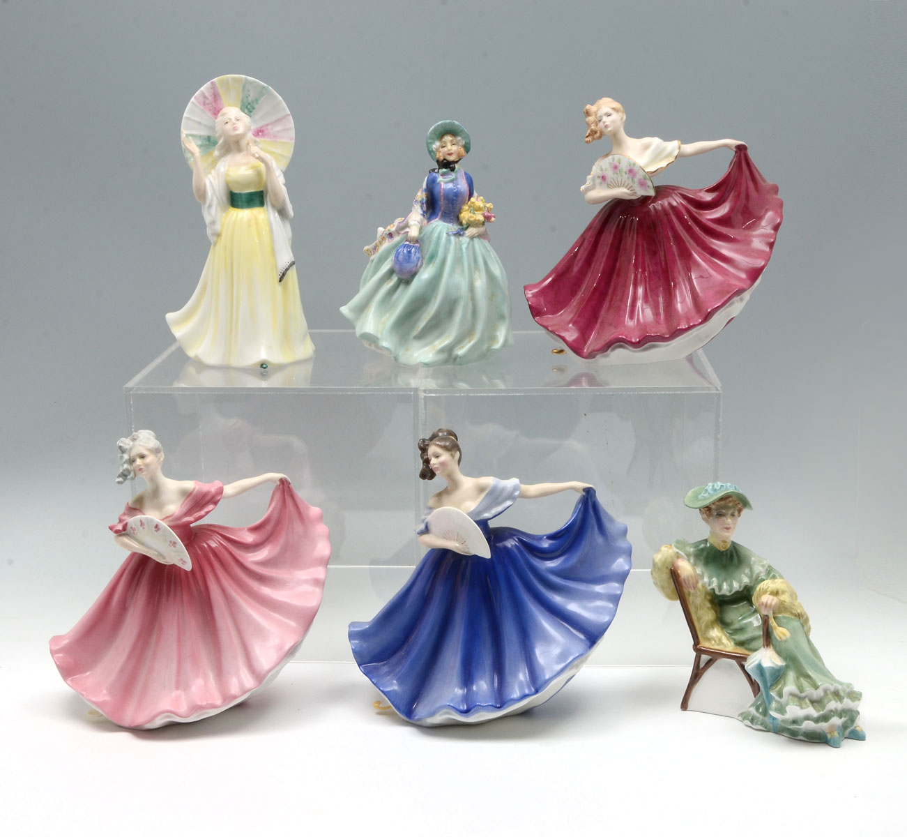 6 PC LOT ROYAL DOULTON LADIES: 1)