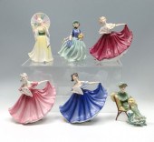 6 PC LOT ROYAL DOULTON LADIES: