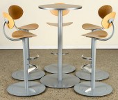 6 PC. MAPLE CHROME STEEL BISTR