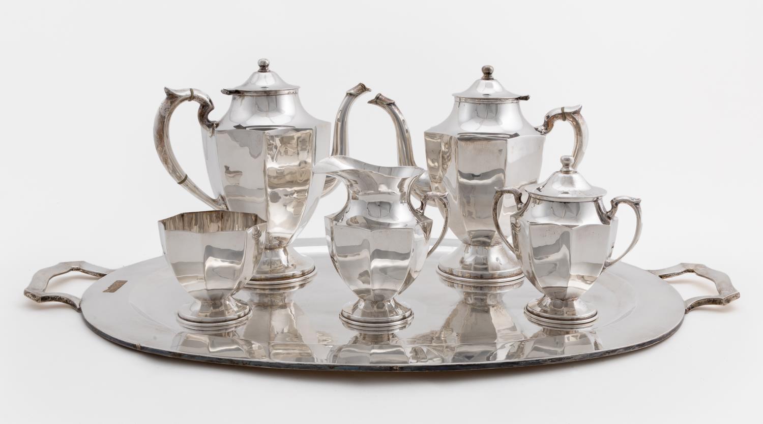 6 PC MEXICAN STERLING TEA &