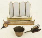 6 PC. MISC. LOT OF BRASS AND C