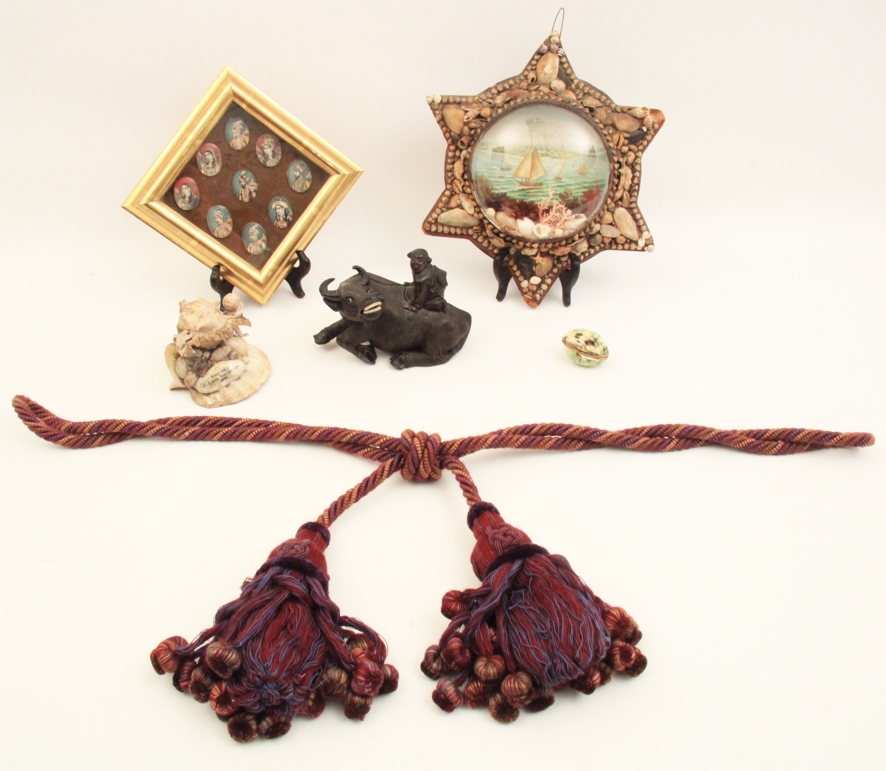 6 PC. MISC. LOT OF DECORATIVE ITEMS