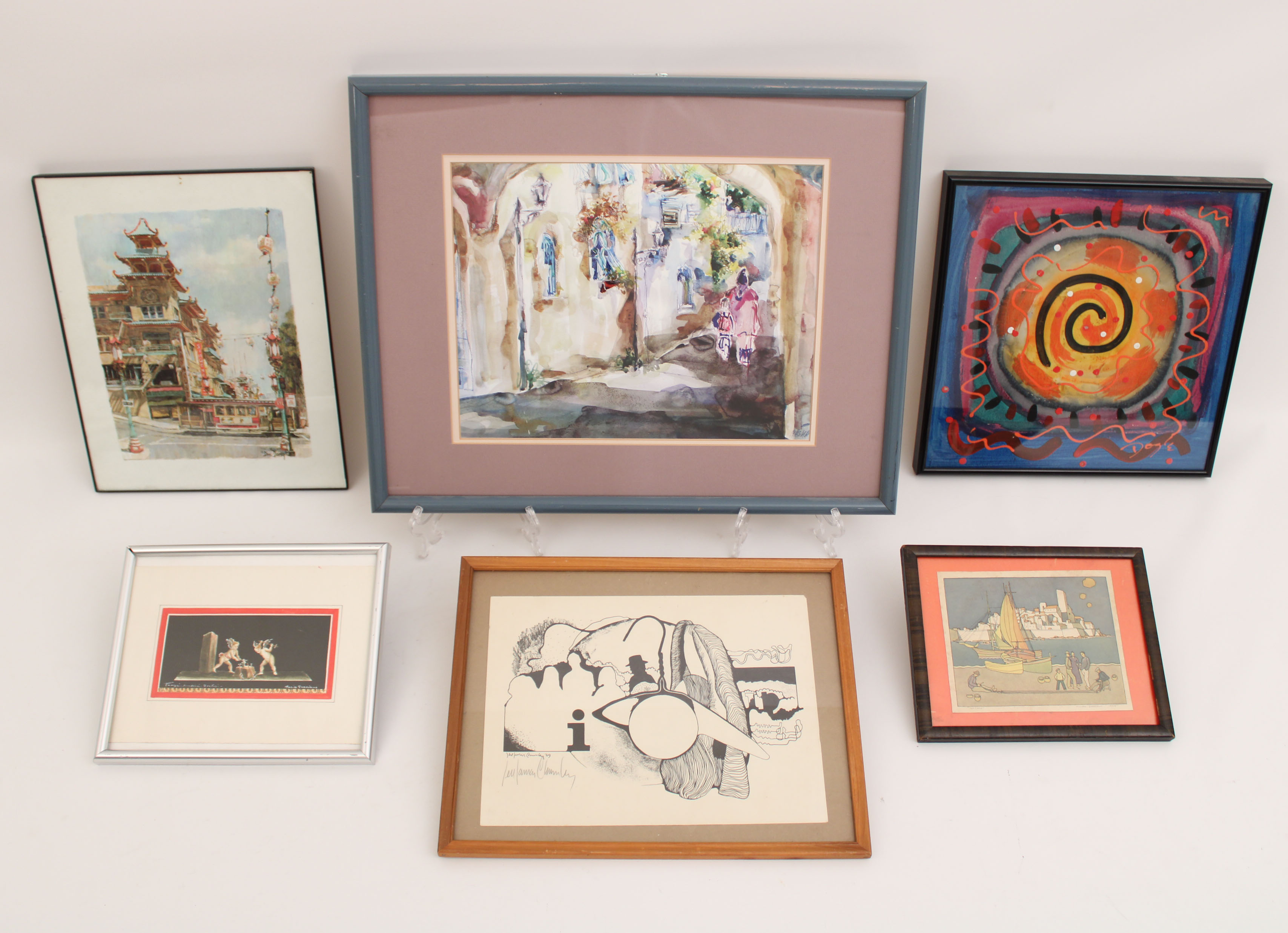 6 PC. MISC. LOT OF ART 6 PIECE