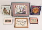 6 PC. MISC. LOT OF ART 6 PIECE