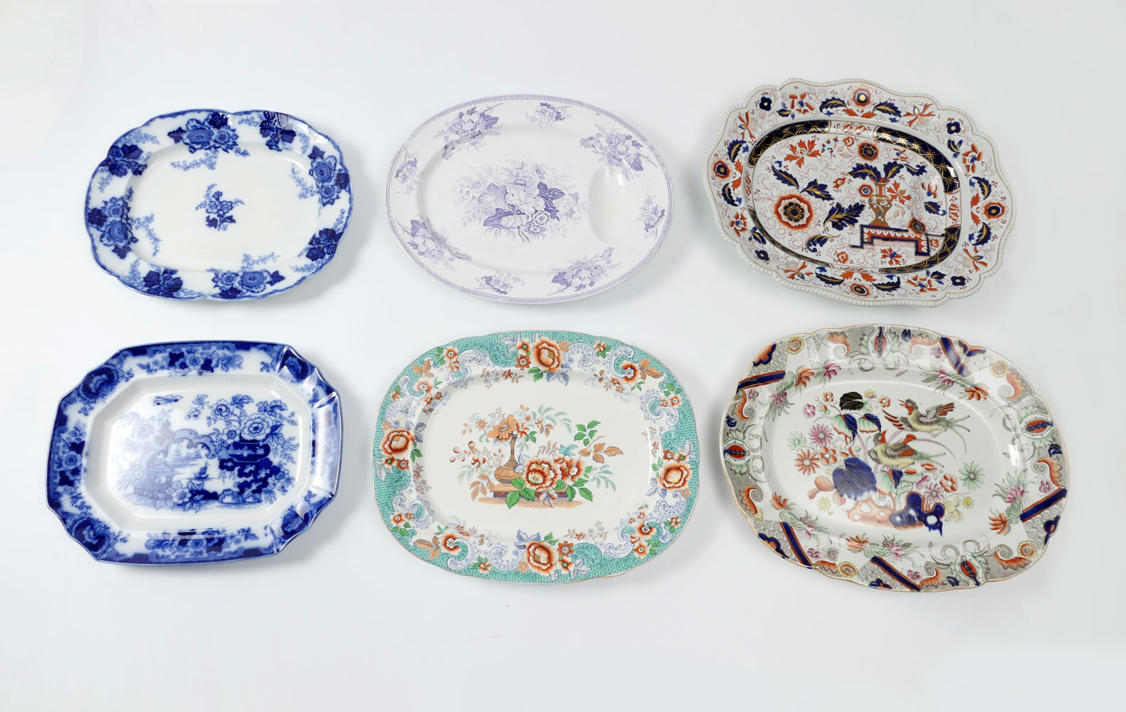 6 PC. PLATTER COLLECTION: