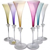 (6 PC) ROSENTHAL VERSACE CRYST