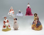 6 PC ROYAL DOULTON WORCESTER F