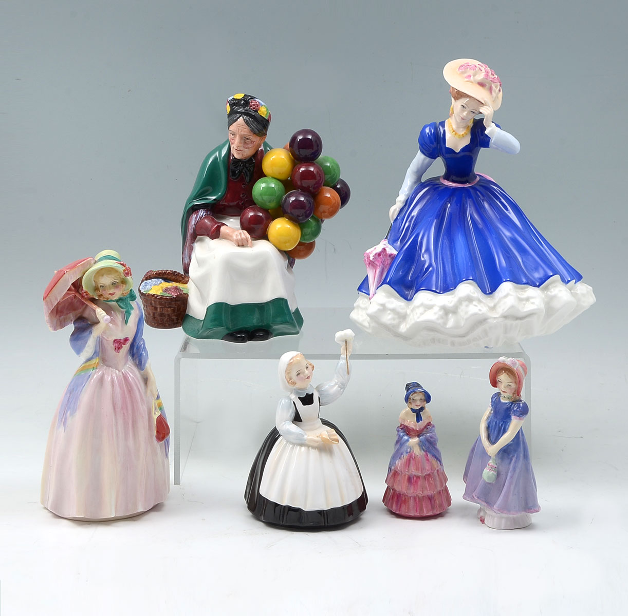 6 PC. ROYAL DOULTONS: Comprising;