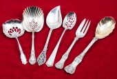 6 PC. STERLING SILVER SERVING