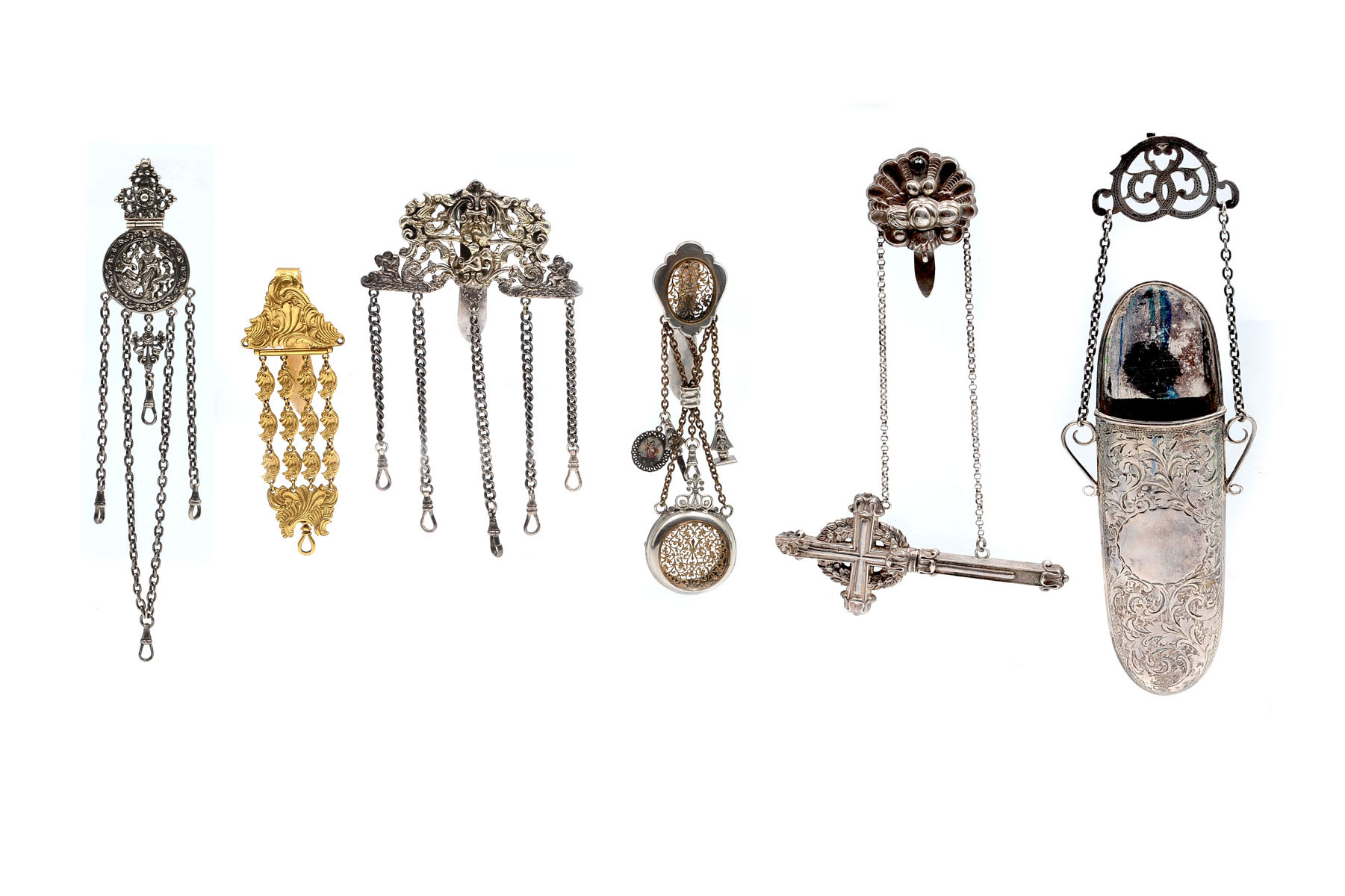 6 PC. VICTORIAN CHATELAINE