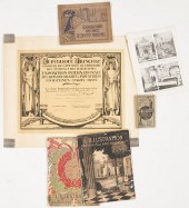 6 PCS. 1925 PARIS EXPOSITION E