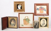 (6) Pcs art, c/o enamel plaque