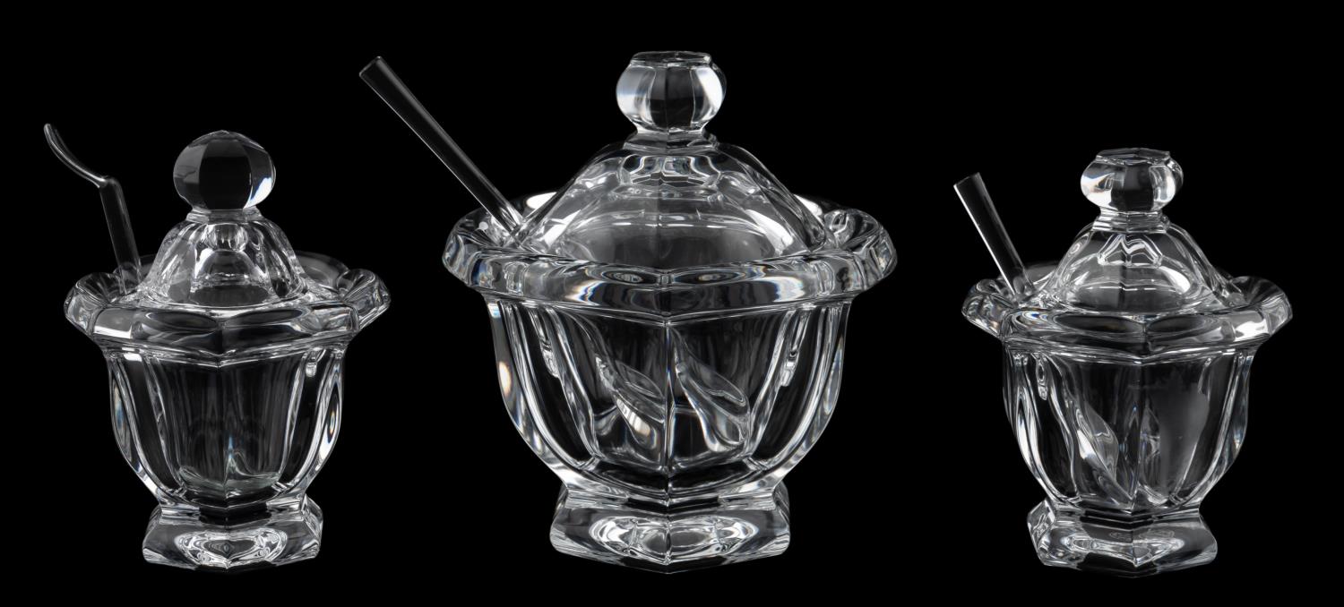 6 PCS, BACCARAT, HARCOURT &