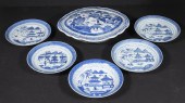 (6 PCS) CHINESE BLUE AND WHITE