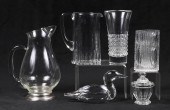 (6) Pcs crystal, c/o sterling