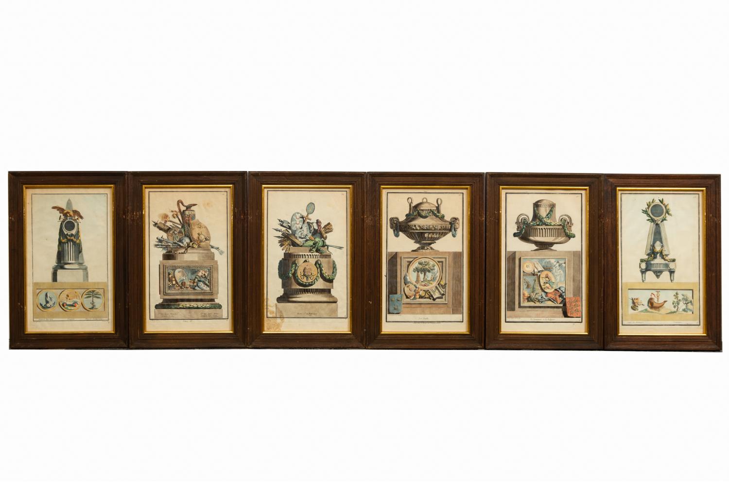 6 PCS, DELAFOSSE ARCHITECTURAL