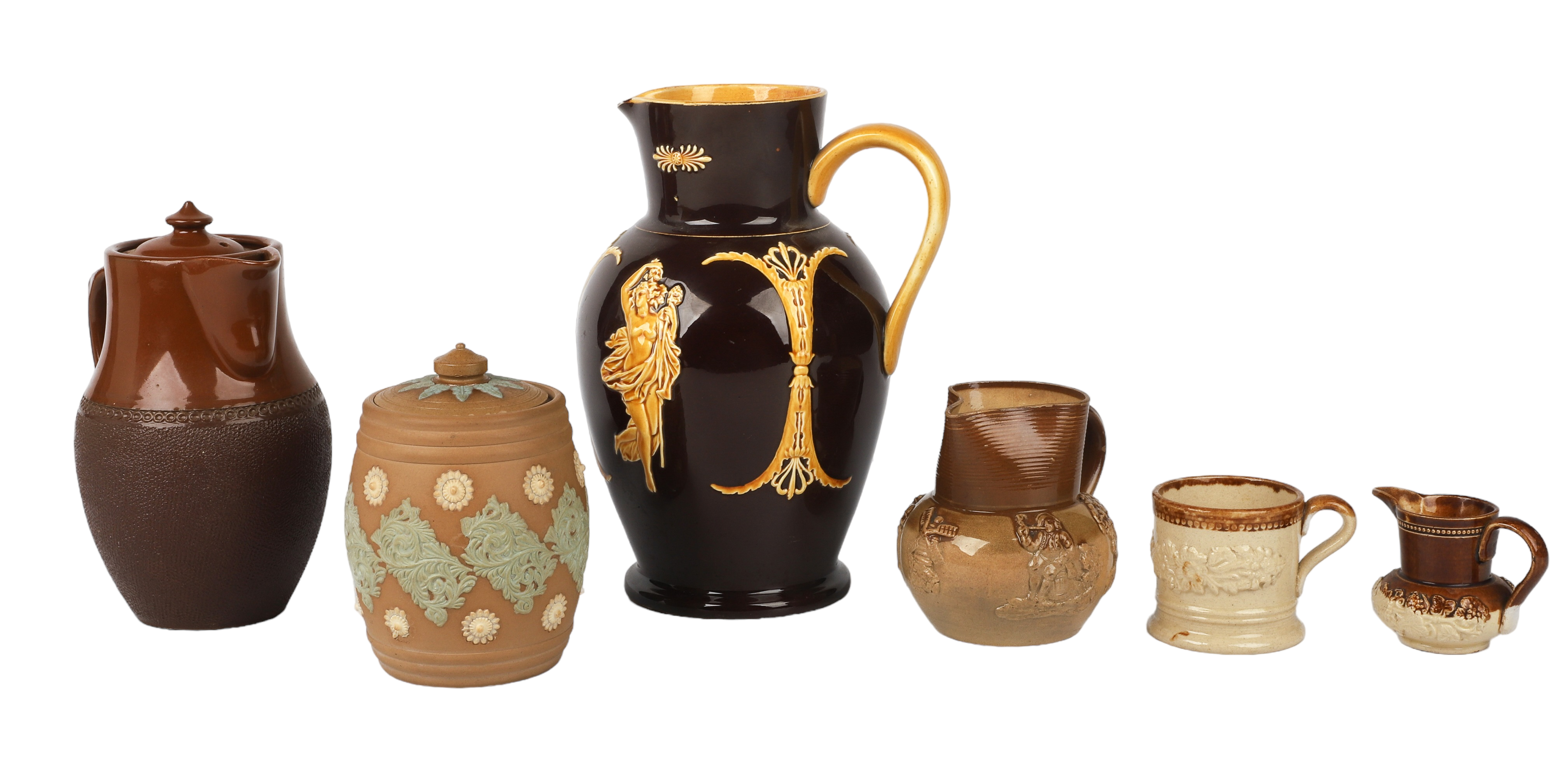 (6) Pcs English pottery to