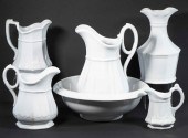 (6 PCS) ENGLISH WHITE IRONSTON
