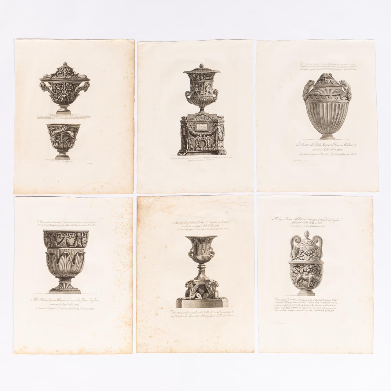6 PCS, GIOVANNI PIRANESI