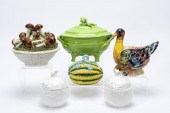 6 PCS ITALIAN CERAMIC TUREENS,