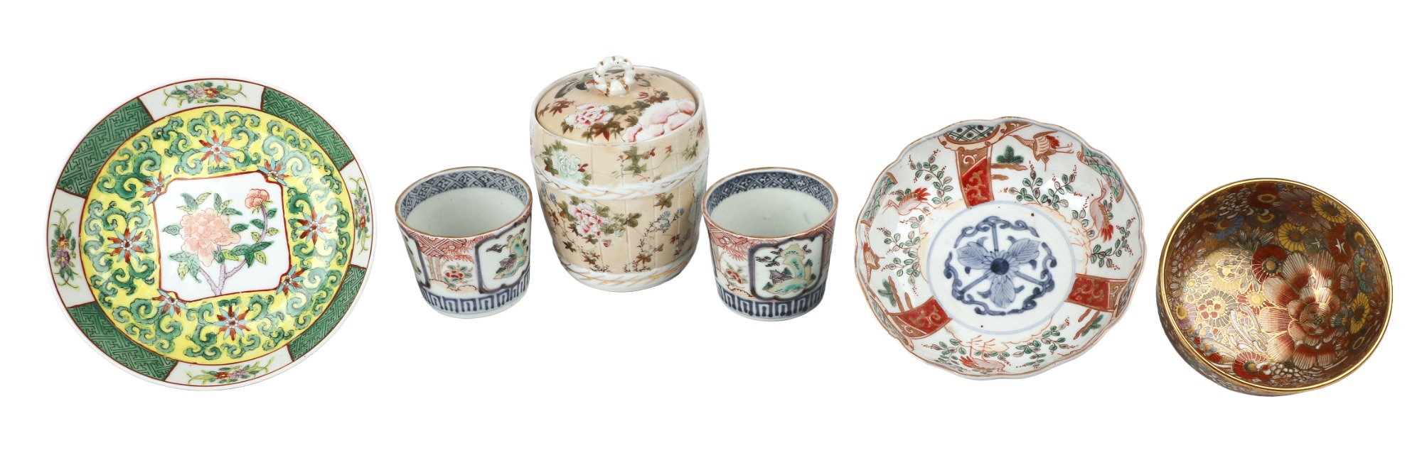 (6) Pcs Japanese porcelain, c/o